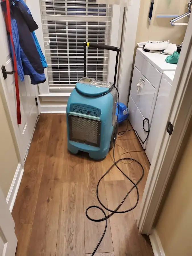 Commercial dehumidifier deployed for Flood Damage Cleanup in Rio Grande City